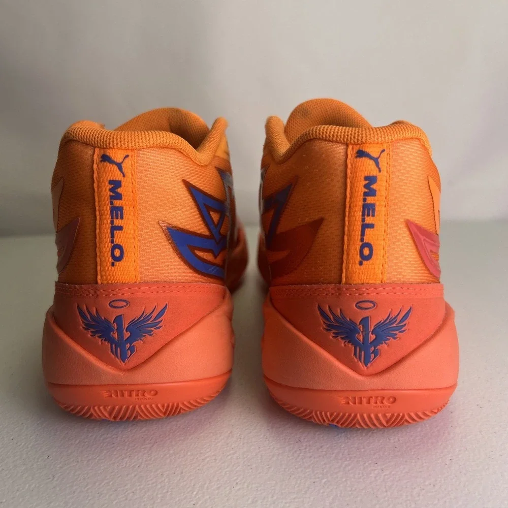 Puma MB.02 LaMelo Ball Supernova Orange Fiery Coral‎ 377403-01 GS Size 4.5Y